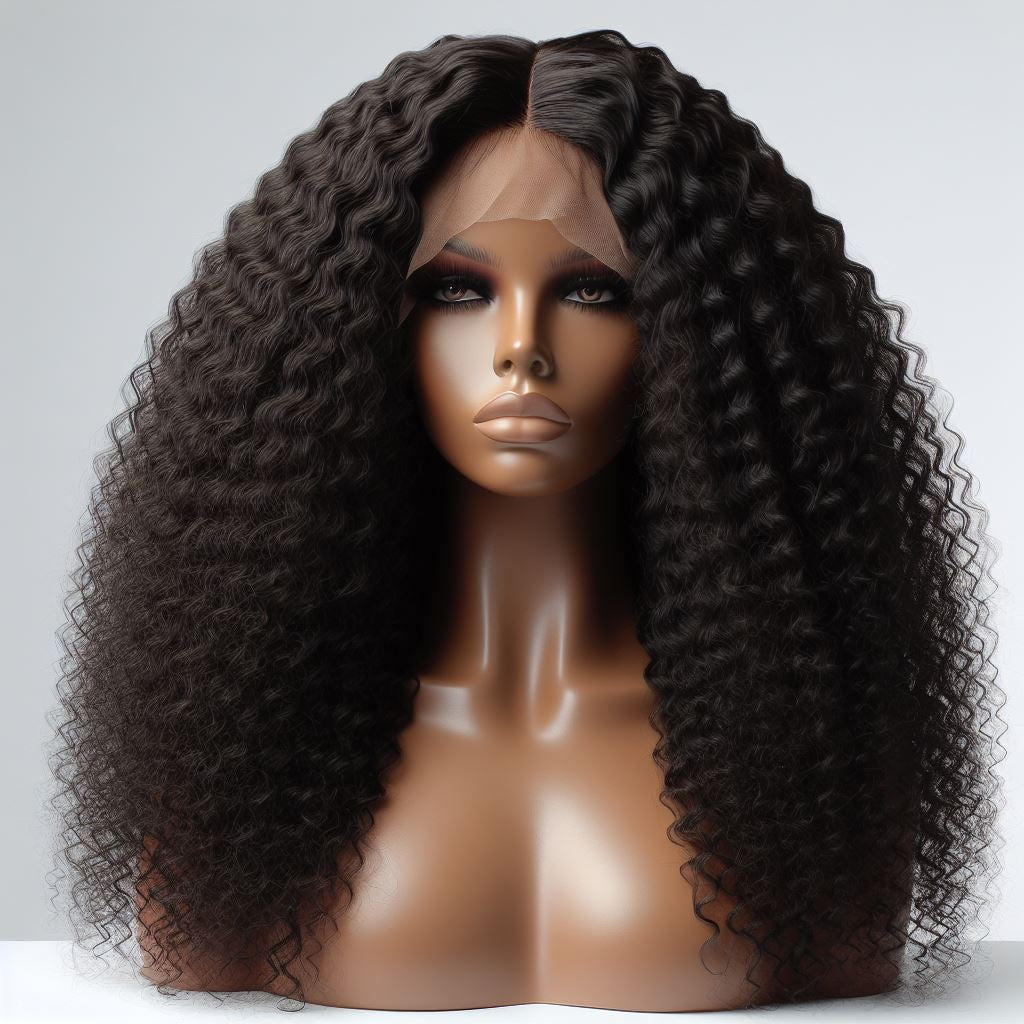 Deep Curly Lace Frontal Wig